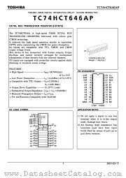 TC74HCT646AP datasheet pdf TOSHIBA