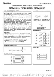 TC74VHC05FT datasheet pdf TOSHIBA
