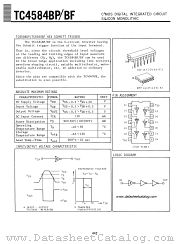 4584BP datasheet pdf TOSHIBA