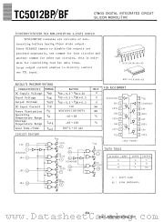 5012BF datasheet pdf TOSHIBA