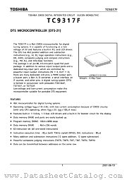 TC9317F datasheet pdf TOSHIBA
