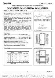 TC74VHC273FW datasheet pdf TOSHIBA