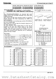 TC74VHC541F datasheet pdf TOSHIBA