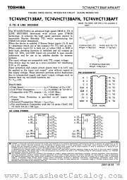 TC74VHCT138AFT datasheet pdf TOSHIBA
