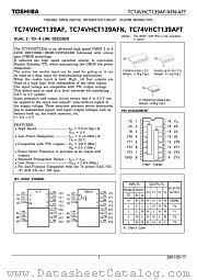 TC74VHCT139AF datasheet pdf TOSHIBA