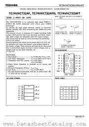 TC74VHCT32AFN datasheet pdf TOSHIBA