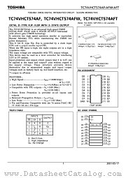 TC74VHCT574AFW datasheet pdf TOSHIBA