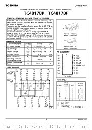 TC4017BP datasheet pdf TOSHIBA