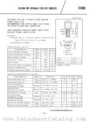 S1806 datasheet pdf TOSHIBA