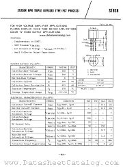 S1836 datasheet pdf TOSHIBA