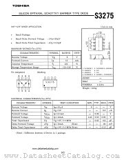 S3275 datasheet pdf TOSHIBA