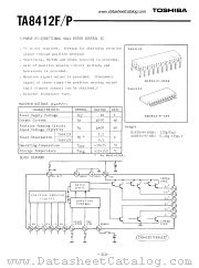 TA8412F datasheet pdf TOSHIBA