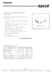 TA8434F datasheet pdf TOSHIBA