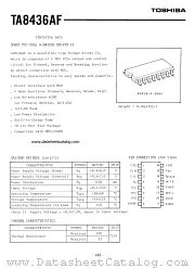 TA8436AF datasheet pdf TOSHIBA