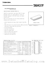 TA8437F datasheet pdf TOSHIBA