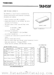 TA8459F datasheet pdf TOSHIBA