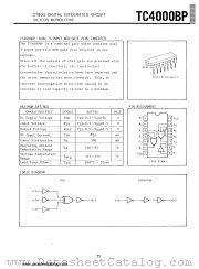 TC4000BP datasheet pdf TOSHIBA