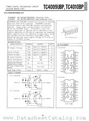 TC4009UBP datasheet pdf TOSHIBA