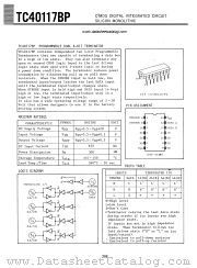 TC40117BP datasheet pdf TOSHIBA