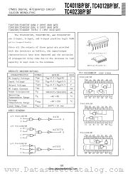 TC4012BF datasheet pdf TOSHIBA