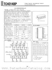 TC4014BP datasheet pdf TOSHIBA