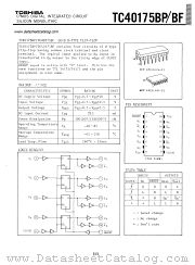 40175BF datasheet pdf TOSHIBA