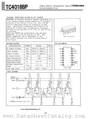 4018BP datasheet pdf TOSHIBA