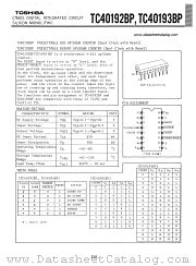 TC40192BP datasheet pdf TOSHIBA