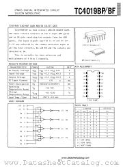 4019BF datasheet pdf TOSHIBA