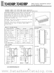 TC4039BP datasheet pdf TOSHIBA