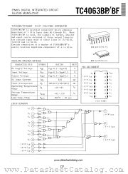 TC4063BP datasheet pdf TOSHIBA