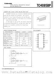 4085BP datasheet pdf TOSHIBA