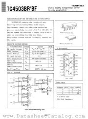 TC4503BF datasheet pdf TOSHIBA