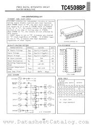 TC4508BP datasheet pdf TOSHIBA