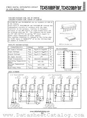 TC4518BF datasheet pdf TOSHIBA