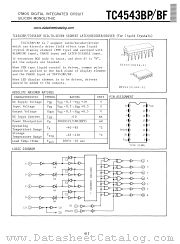 TC4543BF datasheet pdf TOSHIBA