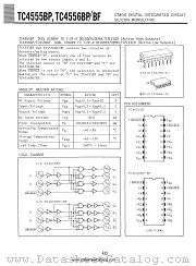 TC4555BP datasheet pdf TOSHIBA