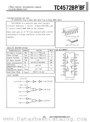 TC4572BF datasheet pdf TOSHIBA