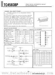 TC4583BP datasheet pdf TOSHIBA