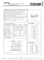 TC5020BP datasheet pdf TOSHIBA