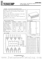 TC5023BP datasheet pdf TOSHIBA