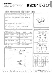 TC5025BP datasheet pdf TOSHIBA