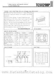 TC5029BP datasheet pdf TOSHIBA