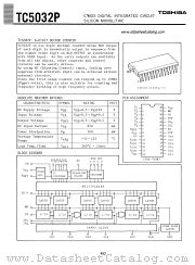 TC5032P datasheet pdf TOSHIBA