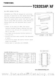 TC9203AF datasheet pdf TOSHIBA