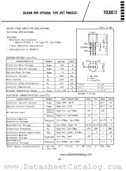 TEC8012 datasheet pdf TOSHIBA