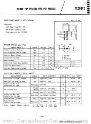 TEC9012 datasheet pdf TOSHIBA