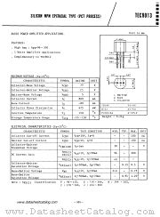 TEC9013 datasheet pdf TOSHIBA