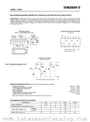 7406PC datasheet pdf TUNGSRAM