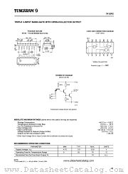 7412PC datasheet pdf TUNGSRAM